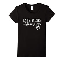 Adoption in Progress Shirt Paper Preggers Baby Feet Mom Dad