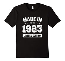 34th Birthday Gift T Shirt - Made in 1983 T-Shirt 1983 Shirt