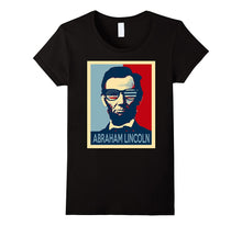 Abraham Lincoln Tshirt Wearing US Glasses