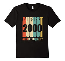 Retro August 2000 T-Shirt 17 Yrs Old Bday 17th Birthday Tee
