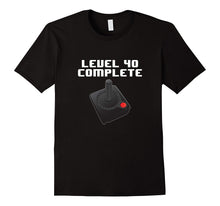 Level 40 Complete Retro Video Games 40th Birthday Fun TShirt