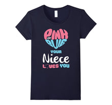 Pink or Blue Your Niece Loves You Baby Gender Reveal T-Shirt