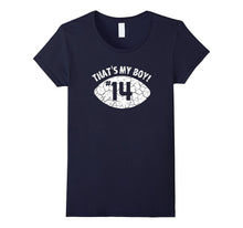 That's My Boy #14 T-Shirt - Distressed Football Mom Tee
