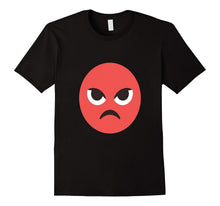Angry Emoji T-Shirt Mad Upset Evil Red Steaming Pissed Off
