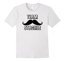 TEAM STACHES Baby Shower Gender Reveal Shirts Team Boy Shirt