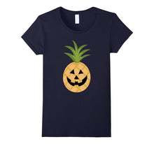Funny Hipster Pineapple Jack-O' Lantern Halloween Shirt