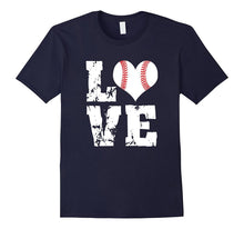 LOVE Baseball: Cute Baseball Shirt for Mom Dad Boys Girls