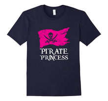 Pirate Princess Shirt Pink Ladies Flag Skull and Swords