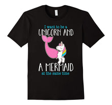 Half Mermaid Half Unicorn Fantasy Fairy Tale Mythical TShirt