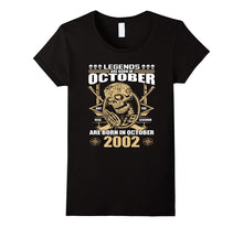 October 2002 15th Birthday 15 Years Old Gift T-Shirt