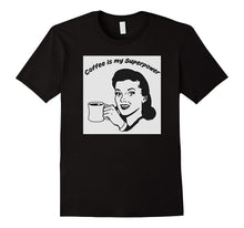 Coffee Is My Superpower by Retro Coffee Superpower Novelty T