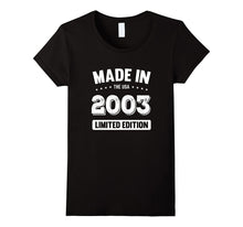 14th Birthday Gift T Shirt - Made in 2003 T-Shirt 2003 Shirt