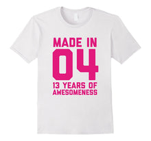13th Birthday Shirt Gift Age 13 Year Old Girls Tshirt Tee