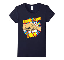 Fathers Day Shirt Father Son Duo Superhero TShirt Tee