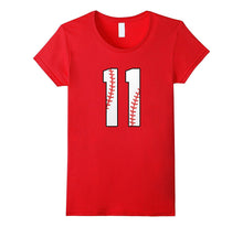 11nd Birthday Boy Eleven Years Baseball Funny T-Shirt