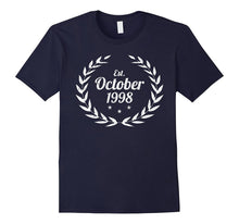 Est October 1998 Shirt Vintage 19th Birthday Gifts TShirt