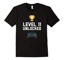 11th Birthday Shirt Gift 11 Year Old Level Up Gamer Tshirt