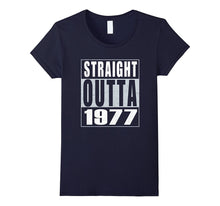 40th Years Old Birthday Gift T-Shirt - Straight Outta 1977