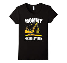 Mommy of the Birthday Construction Theme Boy's T-Shirt