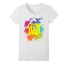 Glow Party Birthday Shirt With Splatters - Dad