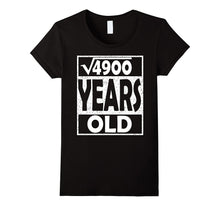 Square Root of 4900 Shirt Cool Gift Idea 70th Birthday Shirt