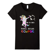August 21 Solar Total Eclipse Funny Dabbing Unicorn T Shirt