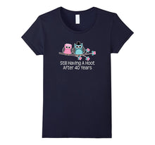 40th Wedding Anniversary Gifts Shirt Owl Couple T-Shirt