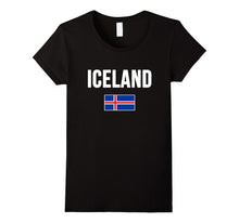 Iceland T-Shirt Icelandic Flag Tee Shirt