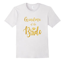 GRANDMA OF THE BRIDE T Shirt Gold
