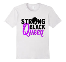 Strong Black Queen Shirt Girl Magic Poppin Light Purple