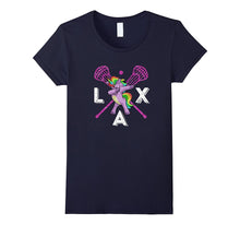 Dabbing Unicorn T-Shirt Funny Lacrosse Dab Shirt