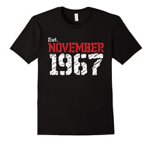 Est November 1967 Shirt 50th Birthday Gifts TShirt