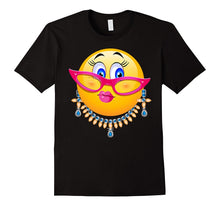 Lady Bling Face Emoji Costume - Smiley Funny Emoticon Shirt