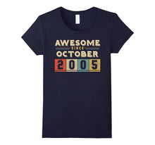 Retro Awesome Since October 2005 12th Birthday Gifts 12 Born