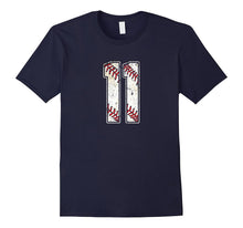 #11 Baseball Jersey Number 11 Retro Vintage T-Shirt