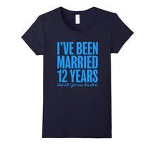 12 Years Married Anniversary 12th Year Wedding Gift T-Shirt
