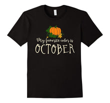 My Favorite Color Is October Gifts Shirts