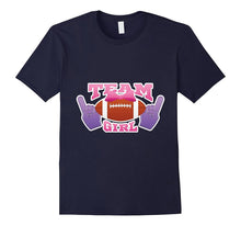 Gender Reveal Football Team Girl Tee Shirt Pink or Blue Love