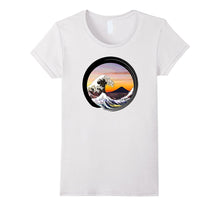Classic Japanese Zen Art T-Shirt, Kanagawa Great Wave Enso