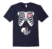 Baby Skeleton Pregnancy T-Shirt - Halloween Maternity