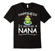 Happiness Is Being a Nana With Frog Funny T-Shirt Gift