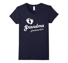 Grandma Established 2016 New Baby Announcement T-Shirt