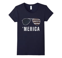 Merica Patriotic Sunglasses T Shirt