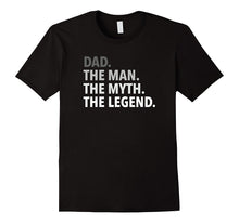 Mens Dad. The Man. The Myth. The Legend - Premium T-Shirt