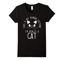 Funny Human Costume Cat T-Shirt