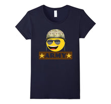 Funny Army and Cute Emoji T-Shirt