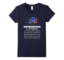 Defenseman Definition T-Shirt-Gift for Hockey Player,dad,son