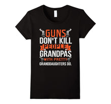 Funny Grandpa T Shirt -Guns Don't Kill People Grandpas With