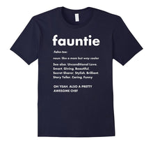 Fauntie Chef Fun Auntie Definition Funny Gift T Shirt