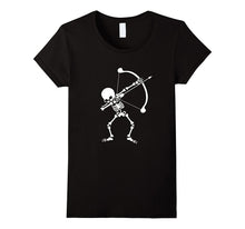 Archery Skeleton Dabbing Halloween Dab Dance T-Shirt